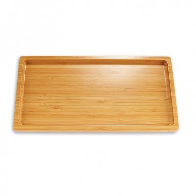 Professional Design Bamboo Wood Bathroom Wash Basin Decorative Coffee Table Tray