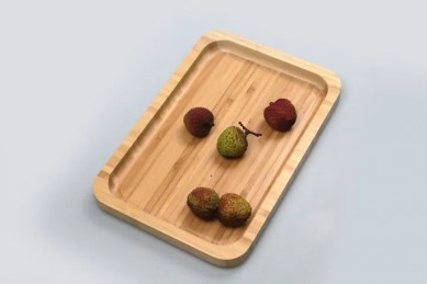 Hot sale Cutlery Tray Storage Box Style Modern Color Feature Eco Material Origin Tableware Type Natural Bamboo tray