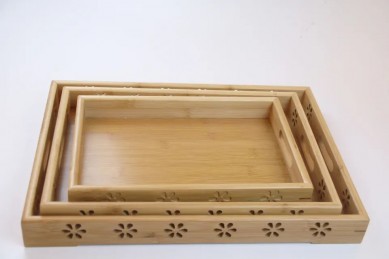 Hot sale Customised Wholesale Special Bamboo Tray Top sale for kitchen