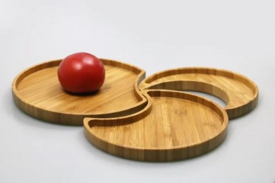 Wholesale Quality Custom Bamboo Food Or Drink Lobby Serving Wooden Serving Tray