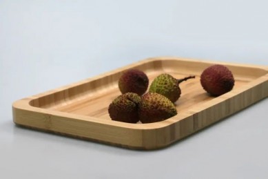 Hot sale Cutlery Tray Storage Box Style Modern Color Feature Eco Material Origin Tableware Type Natural Bamboo tray