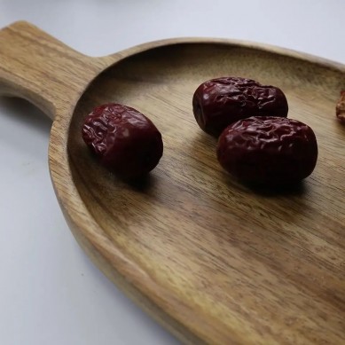 Leaf style Walnut wood server Tray Pizza Tray Walnut wood Tray