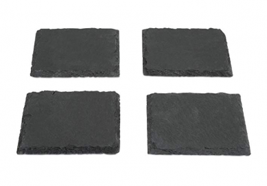 SHUNSTONE Amazon hot selling 4 Inch Slate Coaster Set of 4