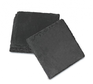 SHUNSTONE Amazon hot selling 4 Inch Slate Coaster Set of 4