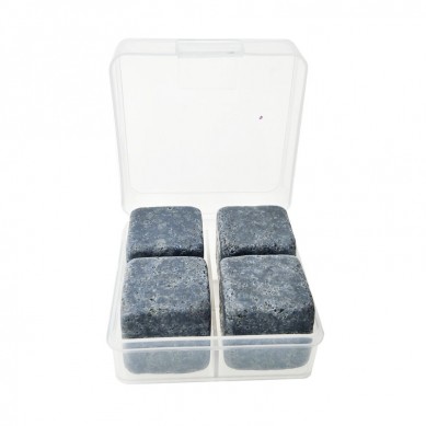 Wholesale 4PCS high quality Whisky Chilling Stones Set with Plastic box
