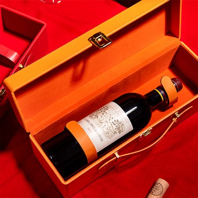 High Quality Luxury Wine Leather Box Single Bottle Wine Gift Boxes Leather Red Wine Bottle Storage Box