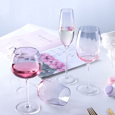 Luxury Creative Crystal Wine Glasses 250ml 325ml 460ml Rainbow Wedding Wine Champagne Glasses Cup Cocktail Drinking Glassware