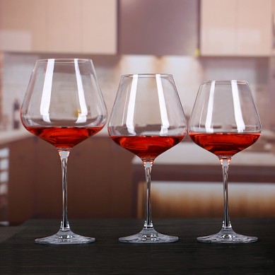 Wholesale High Quality Lead Free Long Stem Transparent White Wine Glass Goblet Red Wine Glass Set For Gifts Bar Restaurant