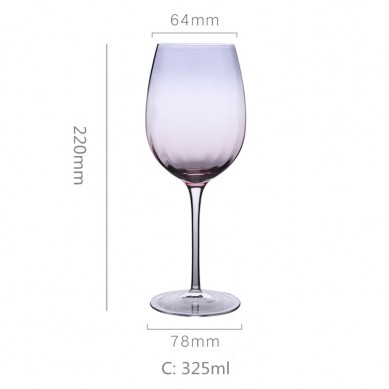 Luxury Creative Crystal Wine Glasses 250ml 325ml 460ml Rainbow Wedding Wine Champagne Glasses Cup Cocktail Drinking Glassware