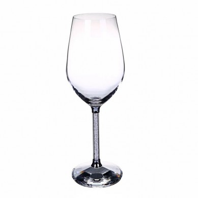 Creative Crystal Diamond Lead-Free Bordeaux Red Wine Glass Set 2 Wine Glass Goblet With Diamond Stem Creative Wedding Gift Set