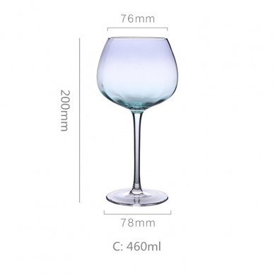 Luxury Creative Crystal Wine Glasses 250ml 325ml 460ml Rainbow Wedding Wine Champagne Glasses Cup Cocktail Drinking Glassware