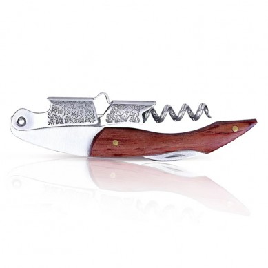 Personlized ProductsDecanters -
 Senior Personality All-In-One Rosewood Handle Wine Corkscrew Wine Foil Cutter Corkscrew Wine Opener Gift Set – Shunstone