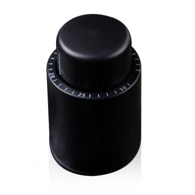 Black Food Grade Silicone ABS Hand Press Manual Pump Red Wine Topper Stoppers Vacuum Sealed Wine Bottle Stopper