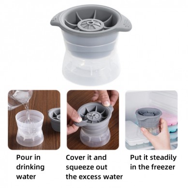 Shunstone 14oz Beer Glass & Opener Gift Set with Ice Mold-Custom Logo Personalized Design Modern Style Promotional Gift for Men