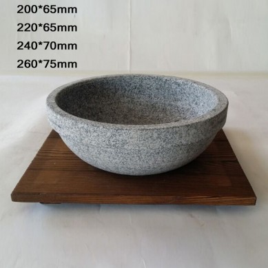 Stone pot with rice grilled meatstone bowl 26 cm