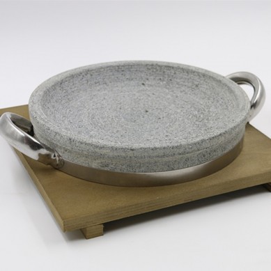 New Arrival China Serving Food Tray -
 Korean Stone Roast Pan  Mix Rice Stone Bowl  Processing Barbecue Stone Plate  – Shunstone