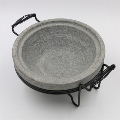 Stone pot with rice grilled meatstone bowl 26 cm